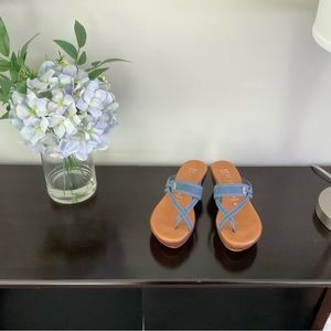 Italian Showmakers leather wedges